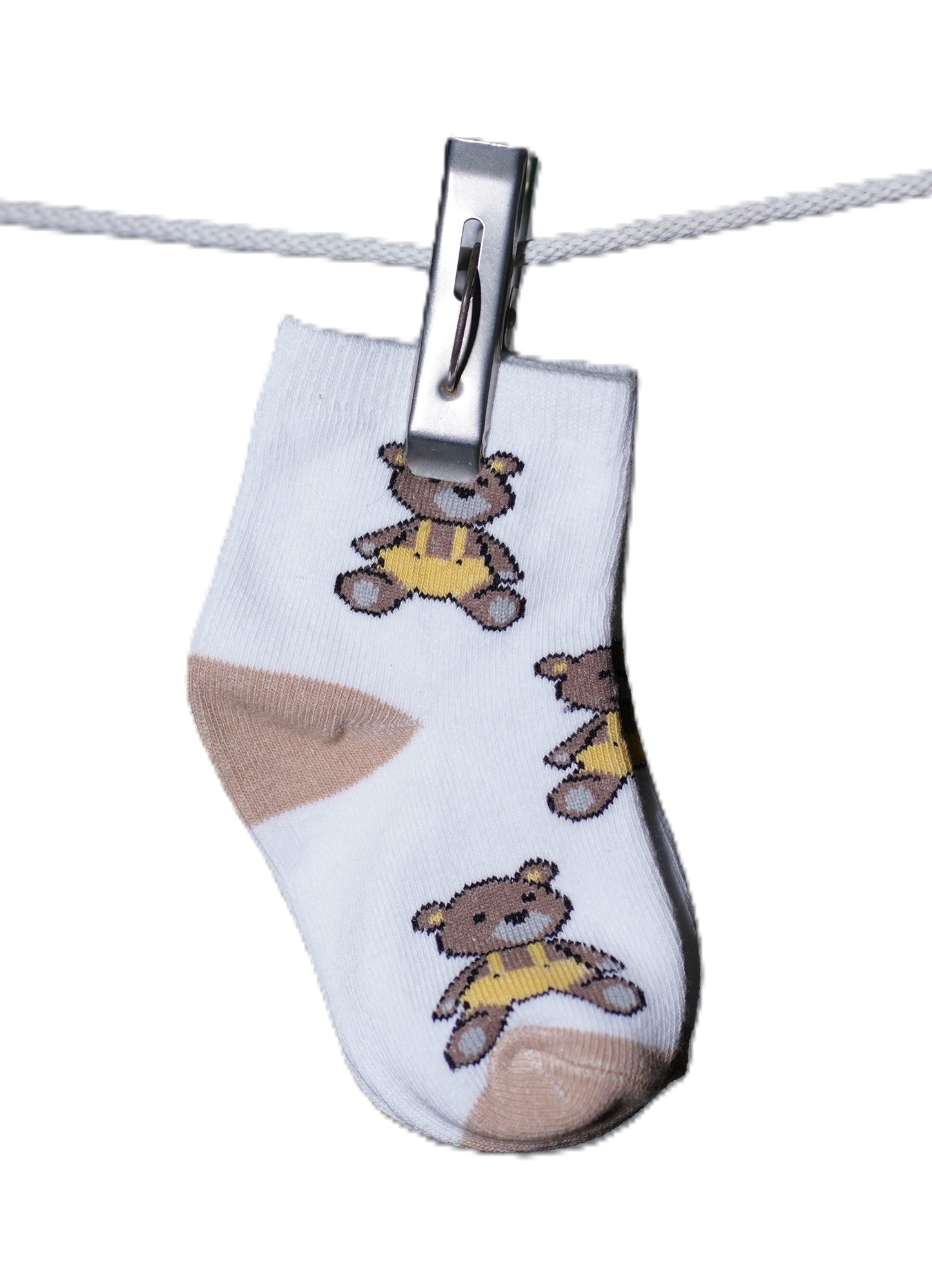 Cotton Socks with Teddy Bear