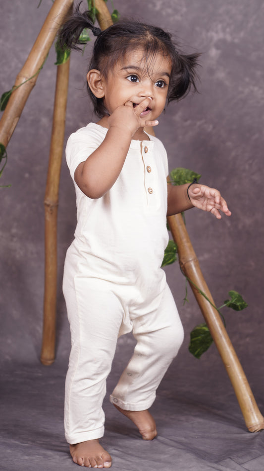 Bamboo Bliss Buttoned Romper