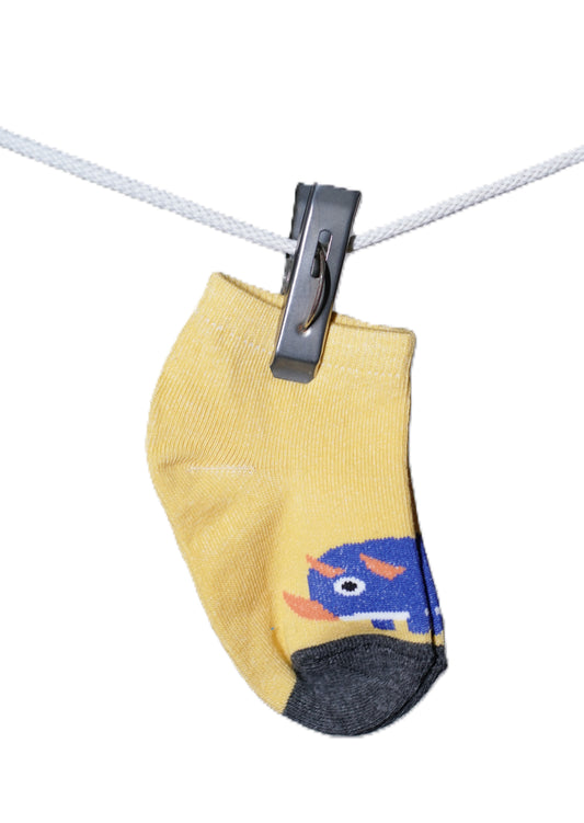 Cotton Socks with Rhino print